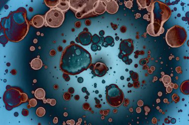 Soyut sanat alanı dokusu. Moda geçmişi. Gezegenler ve galaksiler