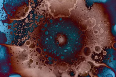 Soyut sanat alanı dokusu. Moda geçmişi. Gezegenler ve galaksiler