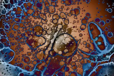 Soyut sanat alanı dokusu. Moda geçmişi. Gezegenler ve galaksiler