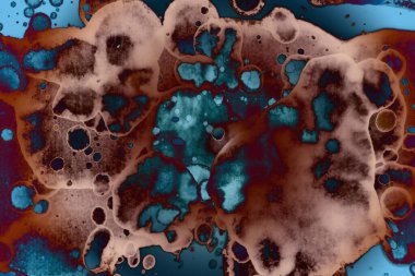 Soyut sanat alanı dokusu. Moda geçmişi. Gezegenler ve galaksiler