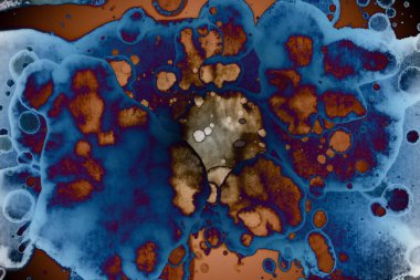 Soyut sanat alanı dokusu. Moda geçmişi. Gezegenler ve galaksiler