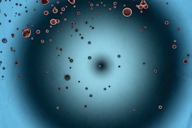 Soyut sanat alanı dokusu. Moda geçmişi. Gezegenler ve galaksiler