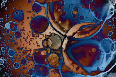 Soyut sanat alanı dokusu. Moda geçmişi. Gezegenler ve galaksiler