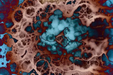 Soyut sanat alanı dokusu. Moda geçmişi. Gezegenler ve galaksiler