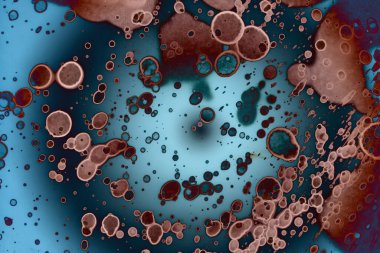 Soyut sanat alanı dokusu. Moda geçmişi. Gezegenler ve galaksiler