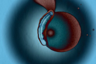 Soyut sanat alanı dokusu. Moda geçmişi. Gezegenler ve galaksiler