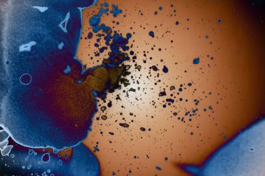 Soyut sanat alanı dokusu. Moda geçmişi. Gezegenler ve galaksiler