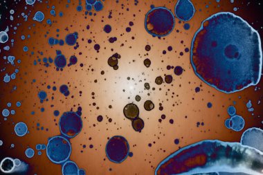 Soyut sanat alanı dokusu. Moda geçmişi. Gezegenler ve galaksiler