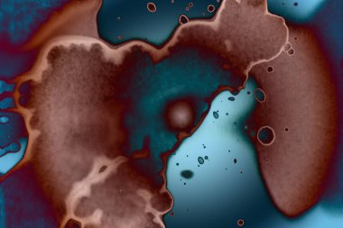 Soyut sanat alanı dokusu. Moda geçmişi. Gezegenler ve galaksiler