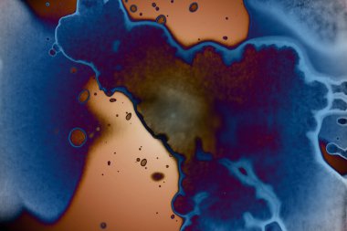 Soyut sanat alanı dokusu. Moda geçmişi. Gezegenler ve galaksiler