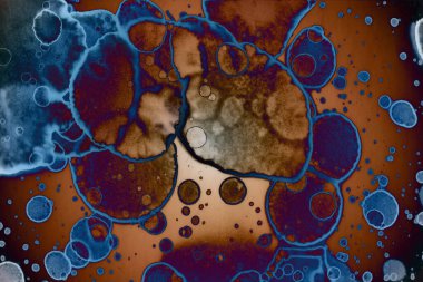 Soyut sanat alanı dokusu. Moda geçmişi. Gezegenler ve galaksiler