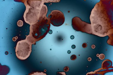 Soyut sanat alanı dokusu. Moda geçmişi. Gezegenler ve galaksiler