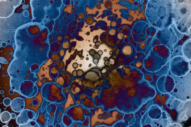 Soyut sanat alanı dokusu. Moda geçmişi. Gezegenler ve galaksiler