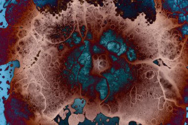 Soyut sanat alanı dokusu. Moda geçmişi. Gezegenler ve galaksiler