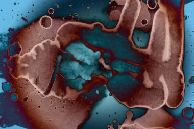 Soyut sanat alanı dokusu. Moda geçmişi. Gezegenler ve galaksiler