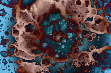 Soyut sanat alanı dokusu. Moda geçmişi. Gezegenler ve galaksiler