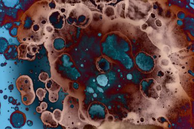 Soyut sanat alanı dokusu. Moda geçmişi. Gezegenler ve galaksiler