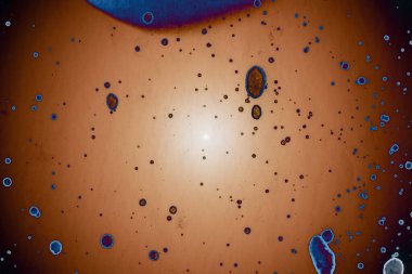 Soyut sanat alanı dokusu. Moda geçmişi. Gezegenler ve galaksiler