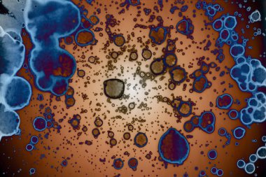 Soyut sanat alanı dokusu. Moda geçmişi. Gezegenler ve galaksiler