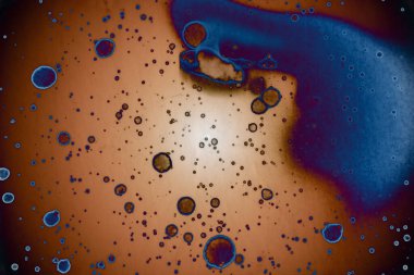 Soyut sanat alanı dokusu. Moda geçmişi. Gezegenler ve galaksiler