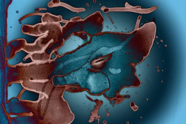 Soyut sanat alanı dokusu. Moda geçmişi. Gezegenler ve galaksiler