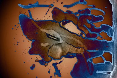 Soyut sanat alanı dokusu. Moda geçmişi. Gezegenler ve galaksiler