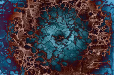 Soyut sanat alanı dokusu. Moda geçmişi. Gezegenler ve galaksiler