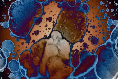 Soyut sanat alanı dokusu. Moda geçmişi. Gezegenler ve galaksiler