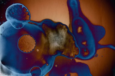 Soyut sanat alanı dokusu. Moda geçmişi. Gezegenler ve galaksiler