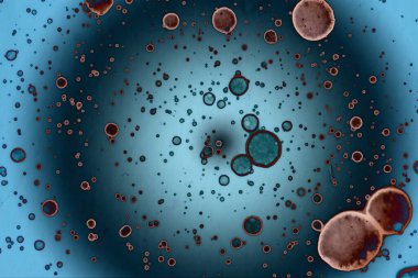 Soyut sanat alanı dokusu. Moda geçmişi. Gezegenler ve galaksiler