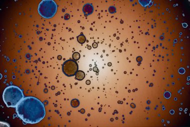 Soyut sanat alanı dokusu. Moda geçmişi. Gezegenler ve galaksiler