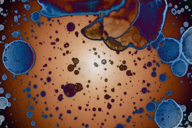 Soyut sanat alanı dokusu. Moda geçmişi. Gezegenler ve galaksiler