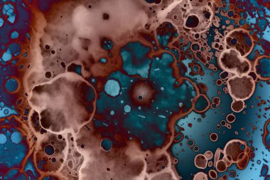 Soyut sanat alanı dokusu. Moda geçmişi. Gezegenler ve galaksiler