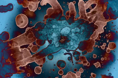 Soyut sanat alanı dokusu. Moda geçmişi. Gezegenler ve galaksiler