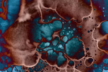 Soyut sanat alanı dokusu. Moda geçmişi. Gezegenler ve galaksiler