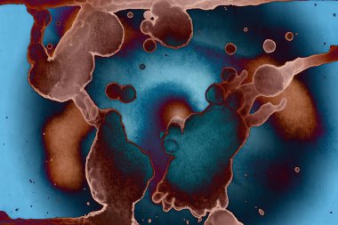 Soyut sanat alanı dokusu. Moda geçmişi. Gezegenler ve galaksiler