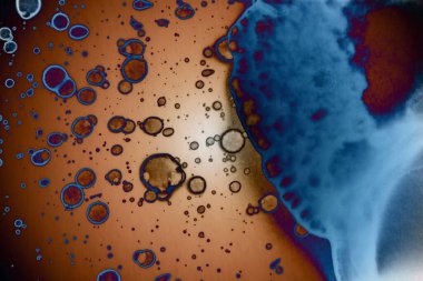 Soyut sanat alanı dokusu. Moda geçmişi. Gezegenler ve galaksiler