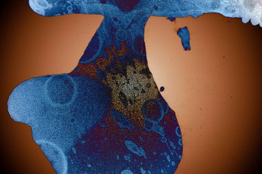 Soyut sanat alanı dokusu. Moda geçmişi. Gezegenler ve galaksiler