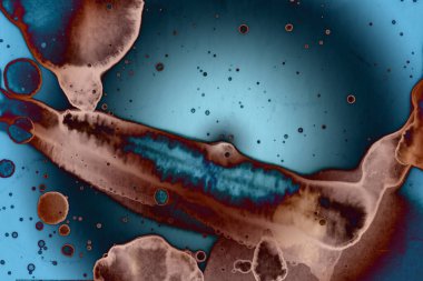 Soyut sanat alanı dokusu. Moda geçmişi. Gezegenler ve galaksiler