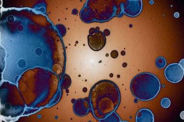 Soyut sanat alanı dokusu. Moda geçmişi. Gezegenler ve galaksiler