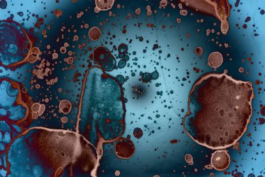 Soyut sanat alanı dokusu. Moda geçmişi. Gezegenler ve galaksiler