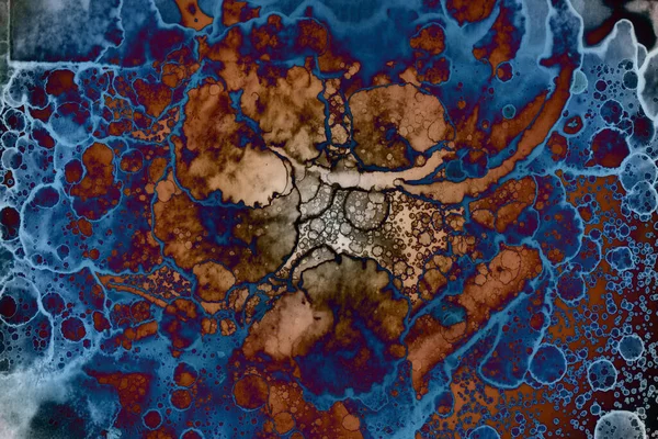 Soyut sanat alanı dokusu. Moda geçmişi. Gezegenler ve galaksiler