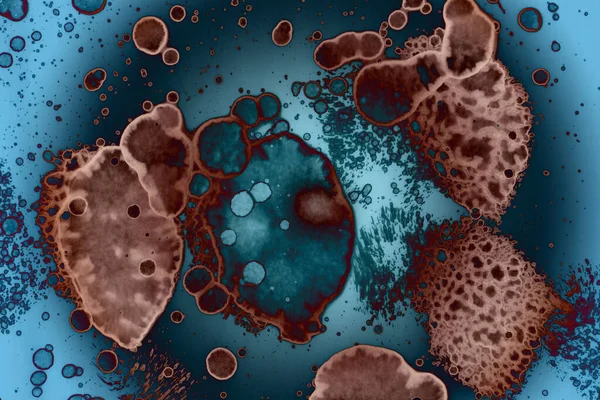 Soyut sanat alanı dokusu. Moda geçmişi. Gezegenler ve galaksiler