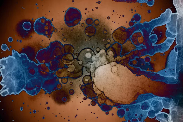 Soyut sanat alanı dokusu. Moda geçmişi. Gezegenler ve galaksiler