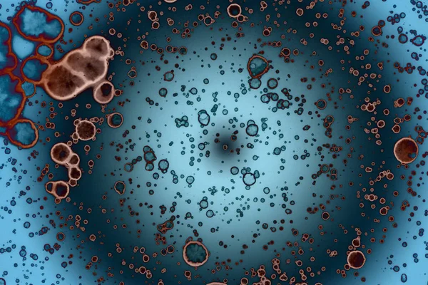 Soyut sanat alanı dokusu. Moda geçmişi. Gezegenler ve galaksiler