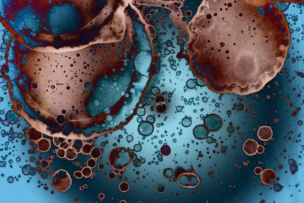 Soyut sanat alanı dokusu. Moda geçmişi. Gezegenler ve galaksiler