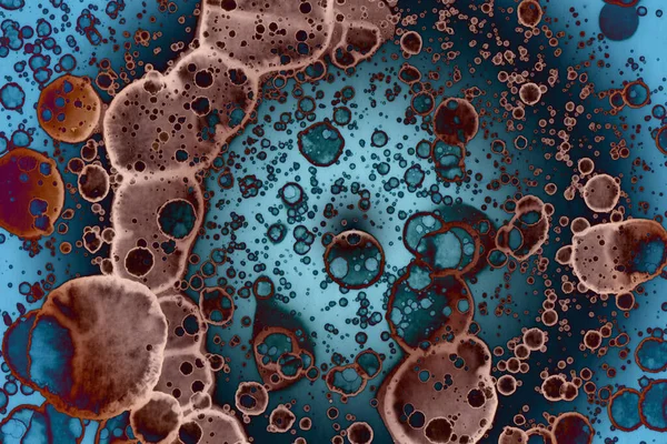 Soyut sanat alanı dokusu. Moda geçmişi. Gezegenler ve galaksiler