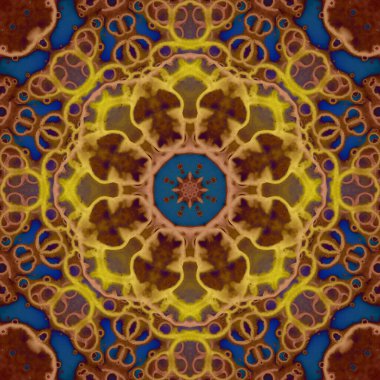 Kusursuz desen. Çiçek süsleri. Geometrik desenler