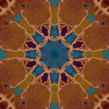 Kusursuz desen. Çiçek süsleri. Geometrik desenler