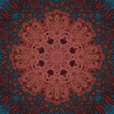 Kusursuz desen. Çiçek süsleri. Geometrik desenler